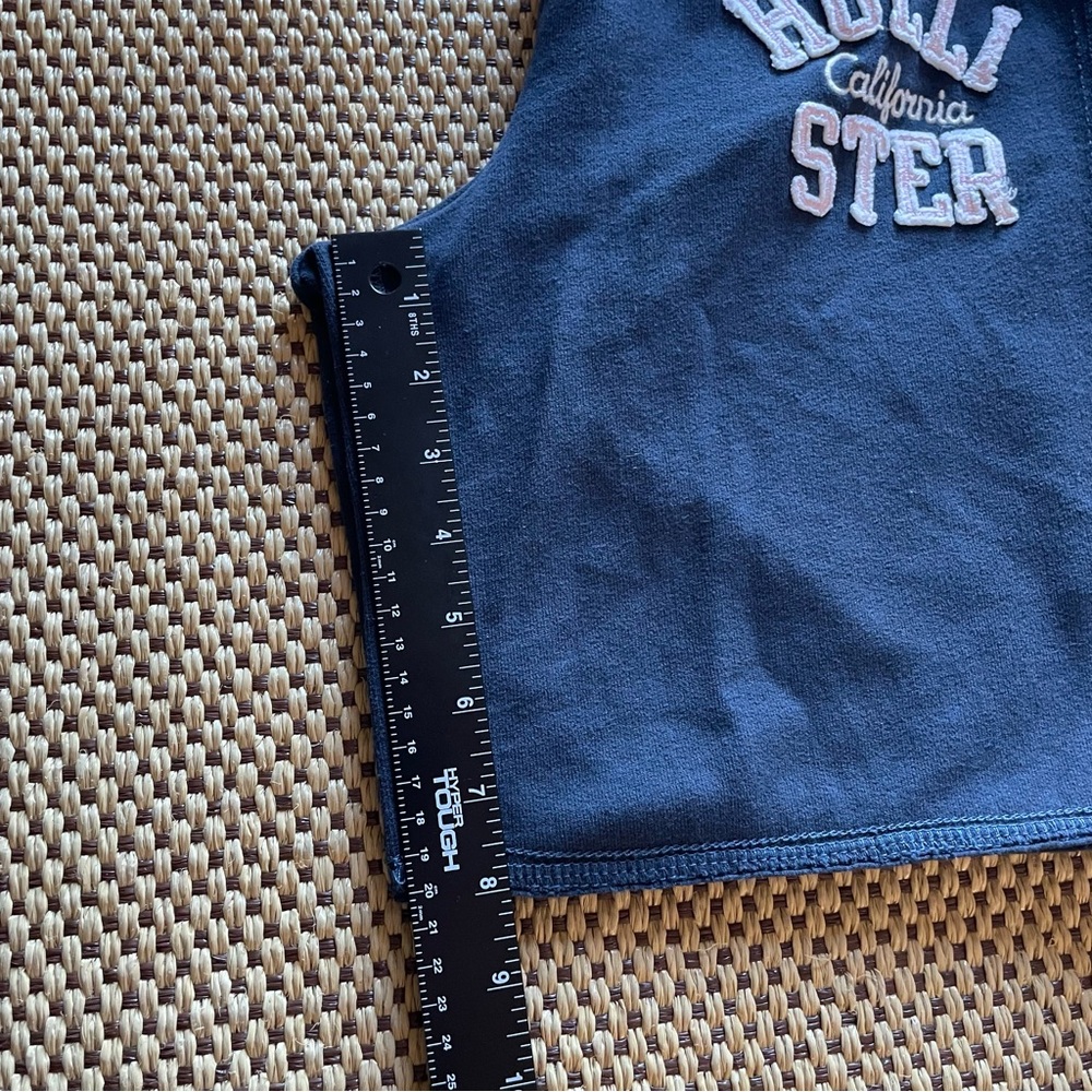 Hollister California Y2K Terry Fleece Shorts Dark Blue Medium - Picture 8 of 8
